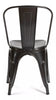 Style Industrial Metal Dining Chairs Vintage Retro Kitchen Cafe Stacking