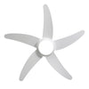 52"Ceiling Fan Chandelier Fan Light Remote Control/Reversible/Timer/3 Colour LED