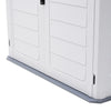 Plastic Garden Storage Shed Outdoor Storage House Tool Shed 130x75x190cm Large