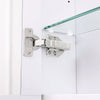 Bathroom Dimmable LED Light Up Mirror Cabinet W/ Storage/Demister/Sensor Switch