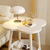 Flower Shape Bedside Table Small Side Table Bedroom Storage Furniture Assembly