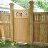 Wooden Garden Gate Pedestrian Fence Porch Privacy Latch Panel Decor 90x180cm
