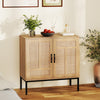 Kitchen Storage Cabinet 2-Door Buffet Sideboard with Adjustable Shelf