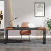Tribesigns 160 cm Executive Desk, Large Office Computer Desk with Metal Frame