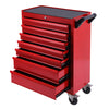 Large Metal Tool Chest Box Roller Cabinet Garage Tool Storage Cart Drawer w/Keys
