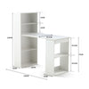 Computer Desk Bookshelves Workstation Corner Study Table Storage Combo