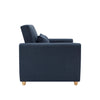 Dahlia Navy Blue 2-Seater Pull Out Sofa Bed - Convertible Sleeper Sofa