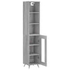 Highboard, Sideboard for Living Room Office, Cupboard with Door and L7R0