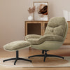 Swivel Egg Chair Lounge Armchair Lazy Lounger Sofa Home Office Executive Chairs