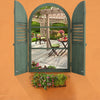 Vintage Arch Garden Window Mirror Hanging Wall Mounted Outdoor Villa Hallway UK