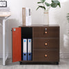 3/5 Drawer Mobile Filing Cabinets Printer Stand Pedestal Lockable Office Cabinet
