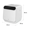 Mini Dishwasher Free-Standing 2 Place Setting Table top 860 W EEC A Timer White