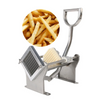 Potato Fry Cutter Manual Wall-mounted French Fries Slicer w/Blades Kitchen