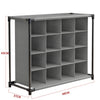 16 Cube Storage Shelf Bookcase Shoe Rack Bedroom Clothes Organiser Display Stand