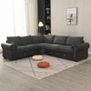 Luxury 2, 3 Seater Linen Fabric Couch Sofa Corner Chaise Living Room Furniture