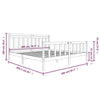 Bed Frame Solid Wood 200x200 U5C8
