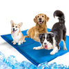 Dog Cooling Mat Triple Layer Water-Filled Safety Pad Bed Blue L