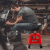Rolling Seat Mechanic Stool Chair Height Adjustable Roller Work Chair w/Tray