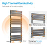 Bathroom Towel Rail Radiator Anthracite Designer Flat Panel Towel Rail Heated
