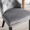 Dining Chairs Set of 6 Padded Kitchen Chair w/ Wooden Legs Dining Room Furniture