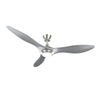 52" Ceiling Fan Chandelier Light 3 Color LED Remote Control Reverse/Timer/6Speed