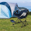 Portable Hammock Camping Rocking Chair Folding Swinging Chair w/ Footrest
