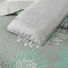 Flowers Patchwork Bedspread Quilted Coverlet Set Bedding Pillowcase Double Size