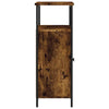 Gecheer Sideboard Smoked Oak 70x30x80 Engineered Wood Sideboard C4U6