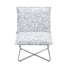 Retro Mid Century Style Armchair Accent Chair High Back NO Arm Lounge Lazy Sofa