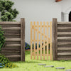 Privacy Wooden Garden Gate Pedestrian Fence Gate Porch Decorative Fence Panel