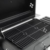 Large Charcoal BBQ Grill with Warming Rack Shelve Temperature Gauge Backyard Kit