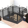 Heavy Dog Playpen Pet Puppy Cage Exercise Camping Fence Wire Mesh Whelping Pen