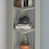 Nati Corner Bookcase – 5-Tier Freestanding Shelf Unit, 161cm High, 11 Colours
