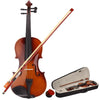 4/4 Natural Acoustic Basswood Beginner Musical Practice Violin w/ Case Bow Rosin