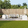 Camerina 2 Piece Garden Set White Solid Wood Pine,Garden Set,Patio M0C1