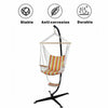 Premium Large Hanging Egg Chair Hammock Stand Relaxing Support Hook 300lbs Stand