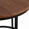 Round Nesting Coffee Tables Set of 3 Stacking End Side Tables for Living Room UK
