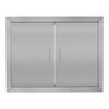 Outdoor Stainless Steel Flush Mount BBQ Access Door Kitchen Cabinet Double Doors