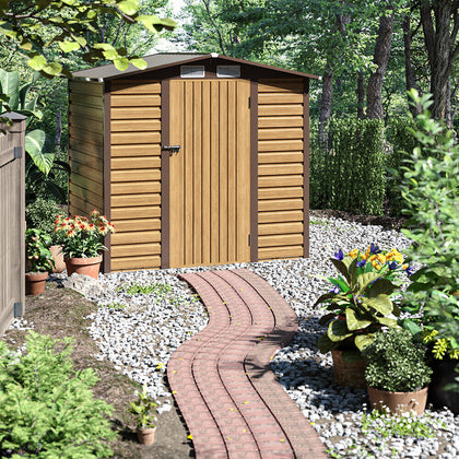 10x10ft Utility Tool Storage Shed 6x8ft 10x8ft 10x12ft Extra Large Garden Shed