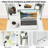 Wall-mounted Computer Desk Space Saving Floating Writing Desk Laptop Workstation