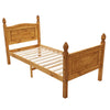 Corona Bed Frame Single Bed high or low Foot End Solid Pine Bed Furniture 3FT