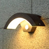 Outdoor Wall Sconce Light Fixture Lamp Waterproof Arch Design Led Sensor PIR