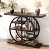 Tribesigns Console Table, 100 cm Industrial 5-Tier Sofa Table Entryway Table