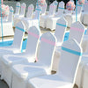 Anti-Wrinkle Wedding Chair Cover Spandex Dining Party Slipcovers Dustproof Seat