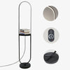 Modern Oval Floor Lamp LED Standing Light Reading Lamp for Living Room Dimmable