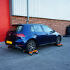 Vehicle Positioning Skates Pair Hydraulic Wheel Car Dolly Jack 680kg Per Skate