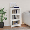 ARKEM Book Cabinet White 50x35x97 Solid Wood Pine,wooden bookcase free S8Y3