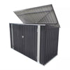 Panana Galvanized Steel Garden Storage Shed Bike Metal Pent Roof Tool Shed House