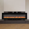 Electric Fire Wall Mounted Fireplace Freestanding Heater 9 LED Flame Dimmable