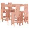 LAPOOH 5 Piece Garden Bar Set Solid Wood ,Bar Set,Garden Bar Set, Bar J0C1